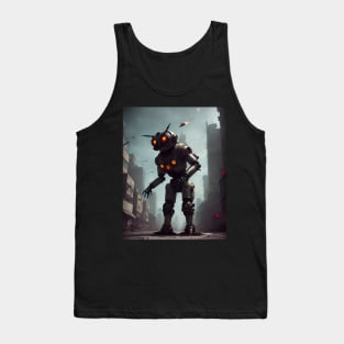 Sci-fi robotic bunny Tank Top